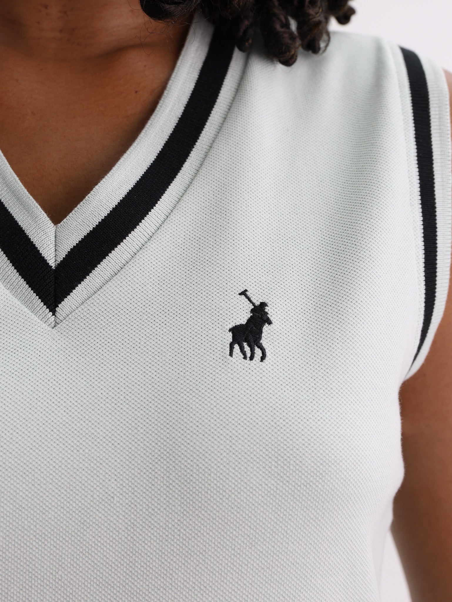 POLO DRESS TIISETSO COOL SAGE