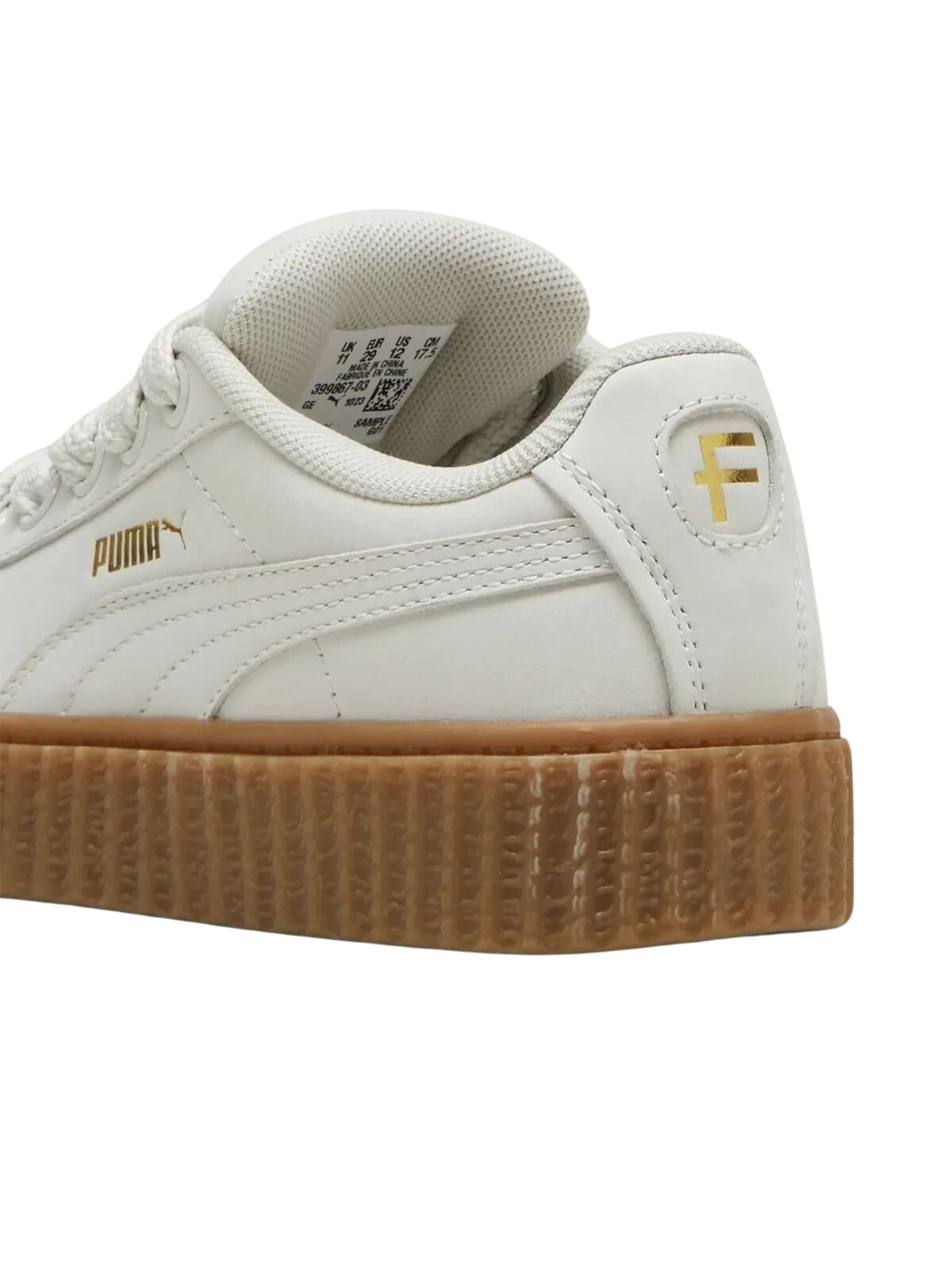 Puma Sneaker Creeper Phatty Nubuck Warm White-Gold Gum