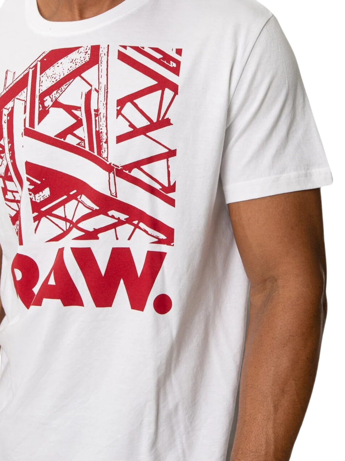 G-Star T-Shirt Raw Construction White