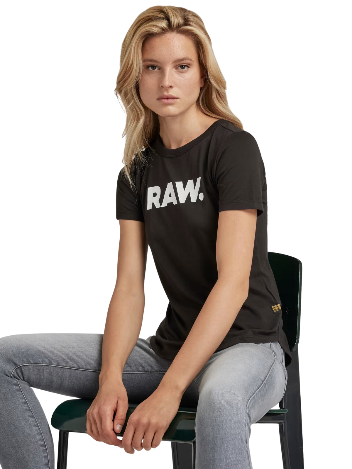 G-Star T-Shirt Ladies Raw Slim Black