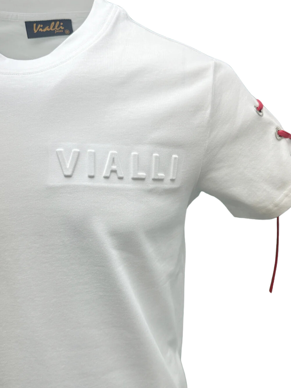 Vialli T-Shirt Estring White – Colt 45