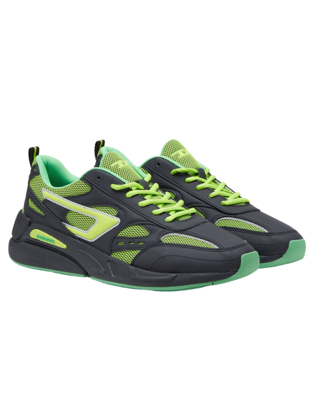 Diesel Sneaker S-Serendipity Sport Black-Neon Yellow