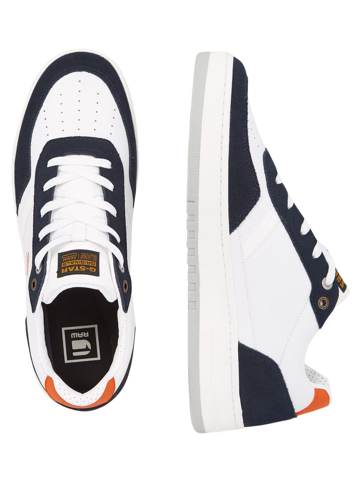 G-Star Sneaker Arc Lea White-Navy