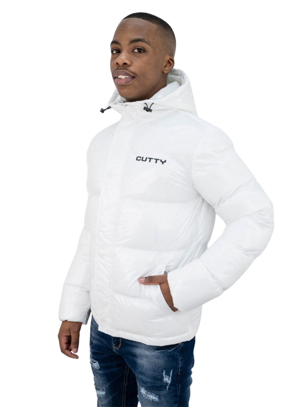 Cutty Jacket Padded Shine White