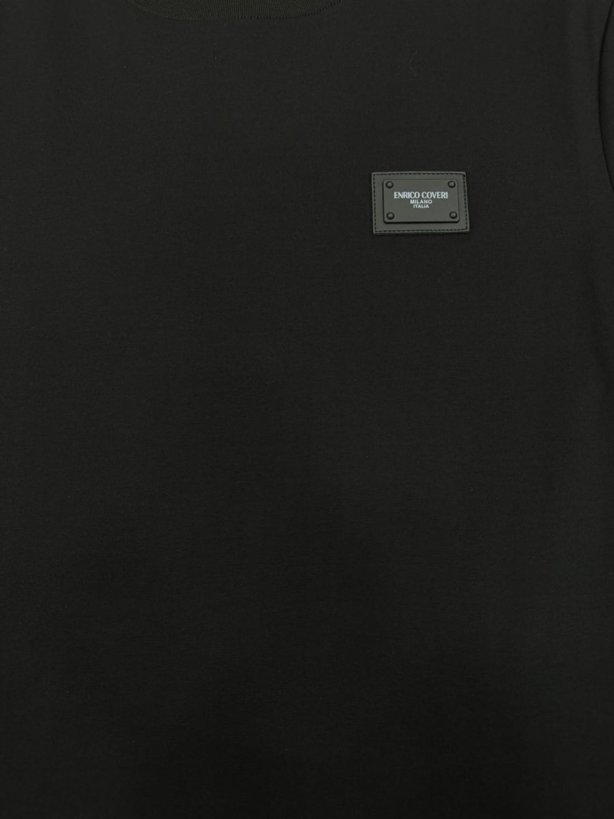 Enrico T-Shirt Side Badge Navy