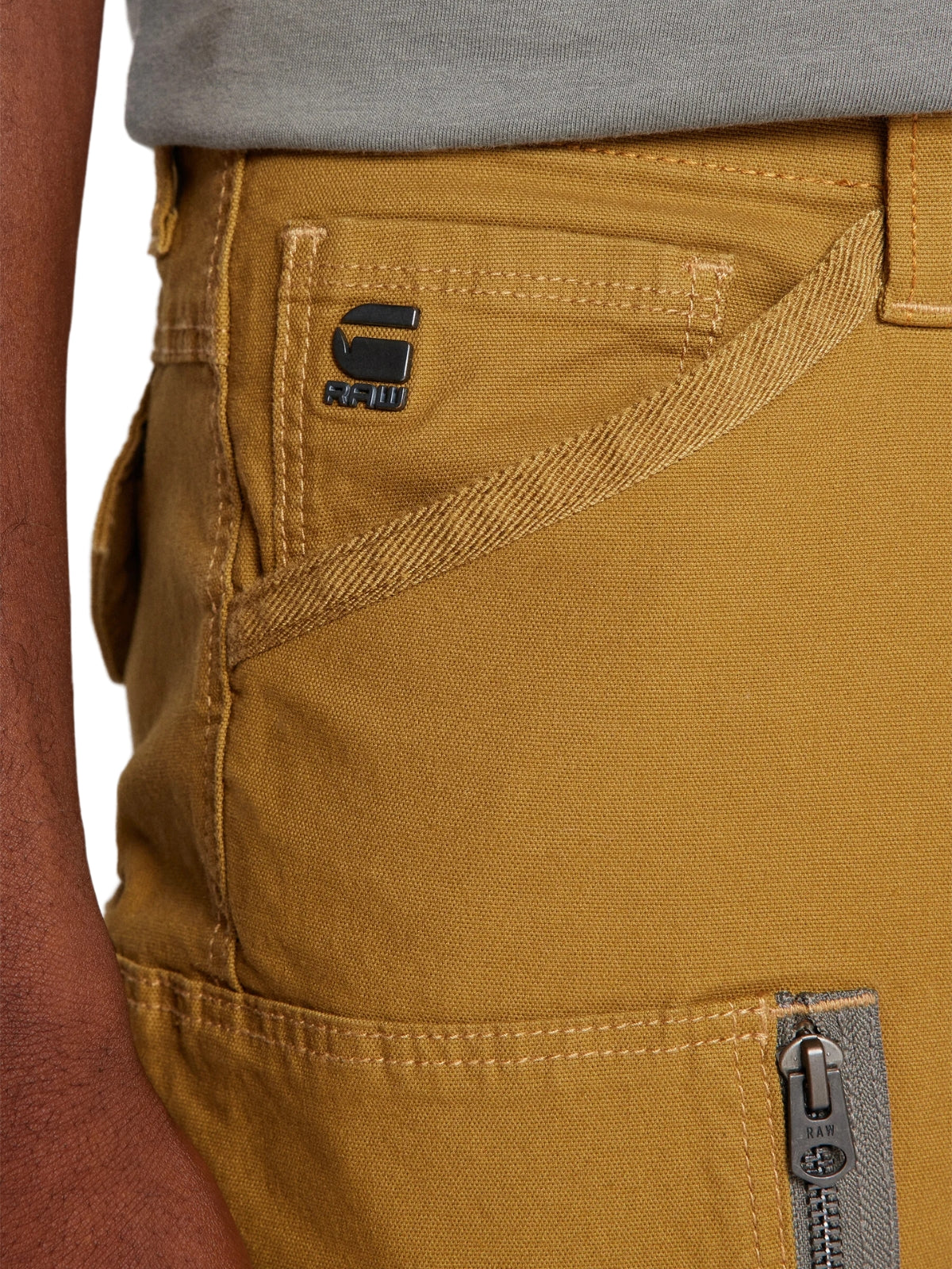 G-Star Cargo Pants Zip Pkt 3D Skinny Tobacco