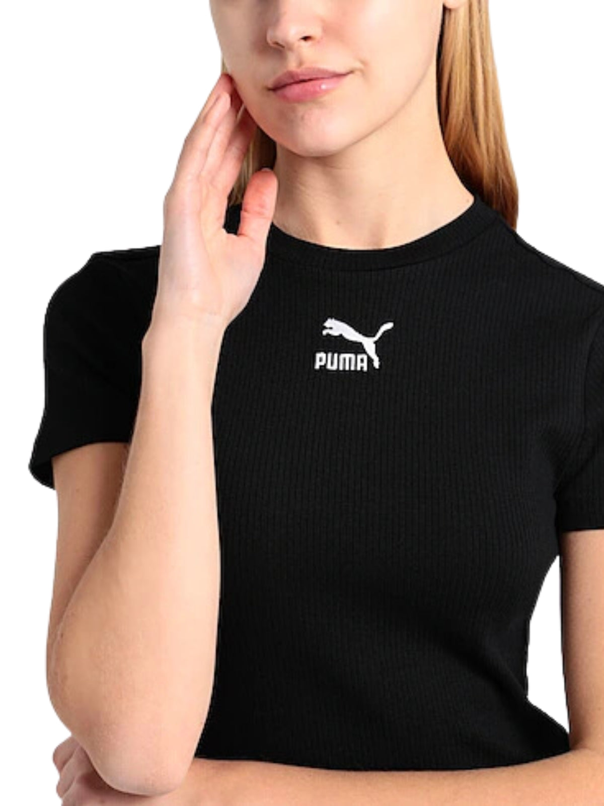 Puma Dress Classic Ribbed Black