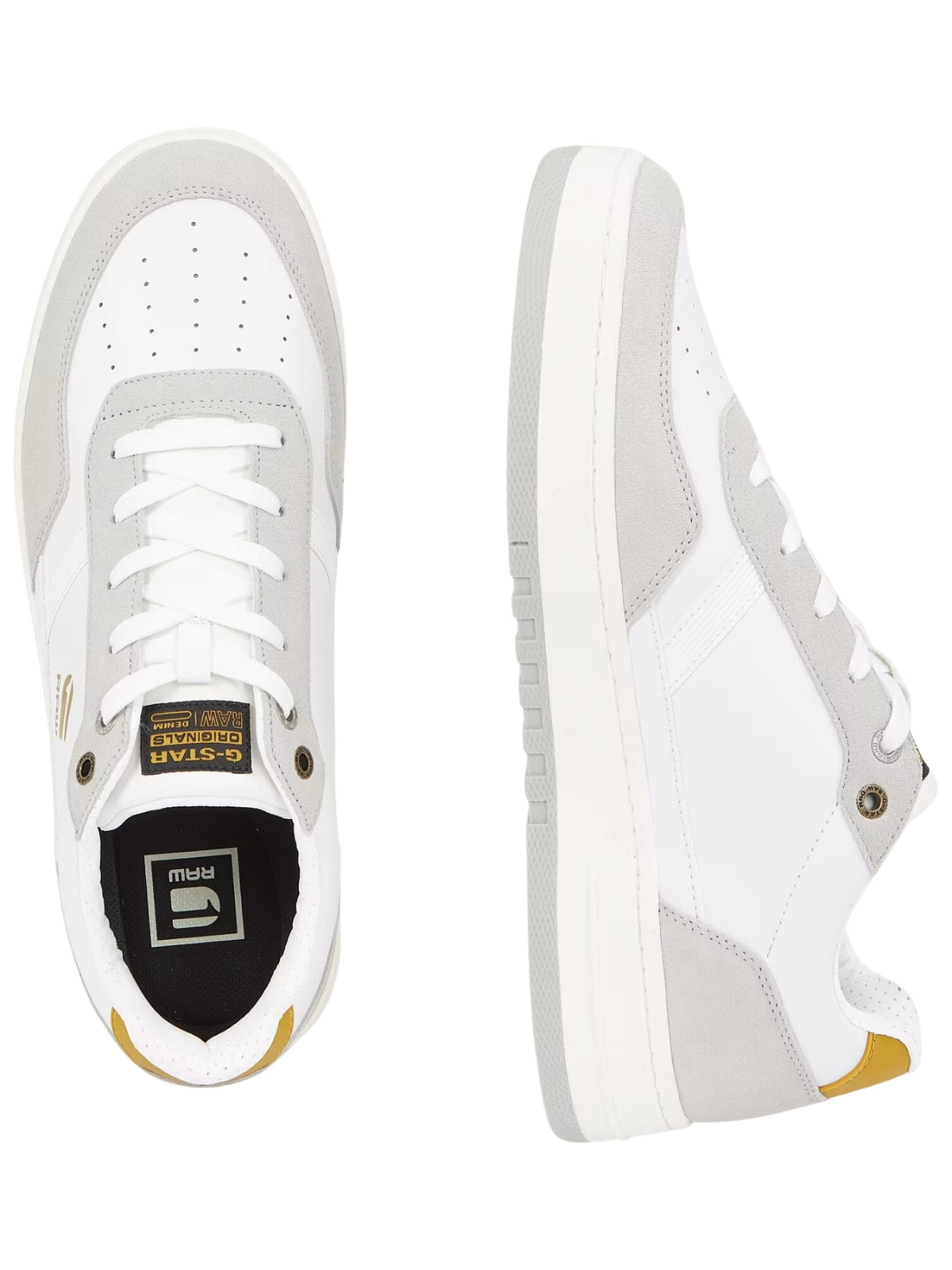 G-Star Sneaker Arc Lea White-Light Grey