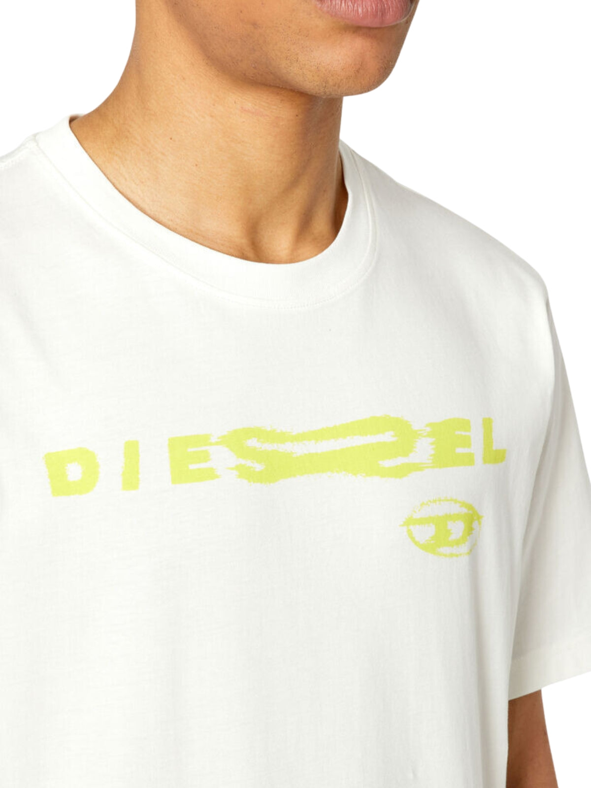 Diesel T-Shirt T-Just Chest Logo White