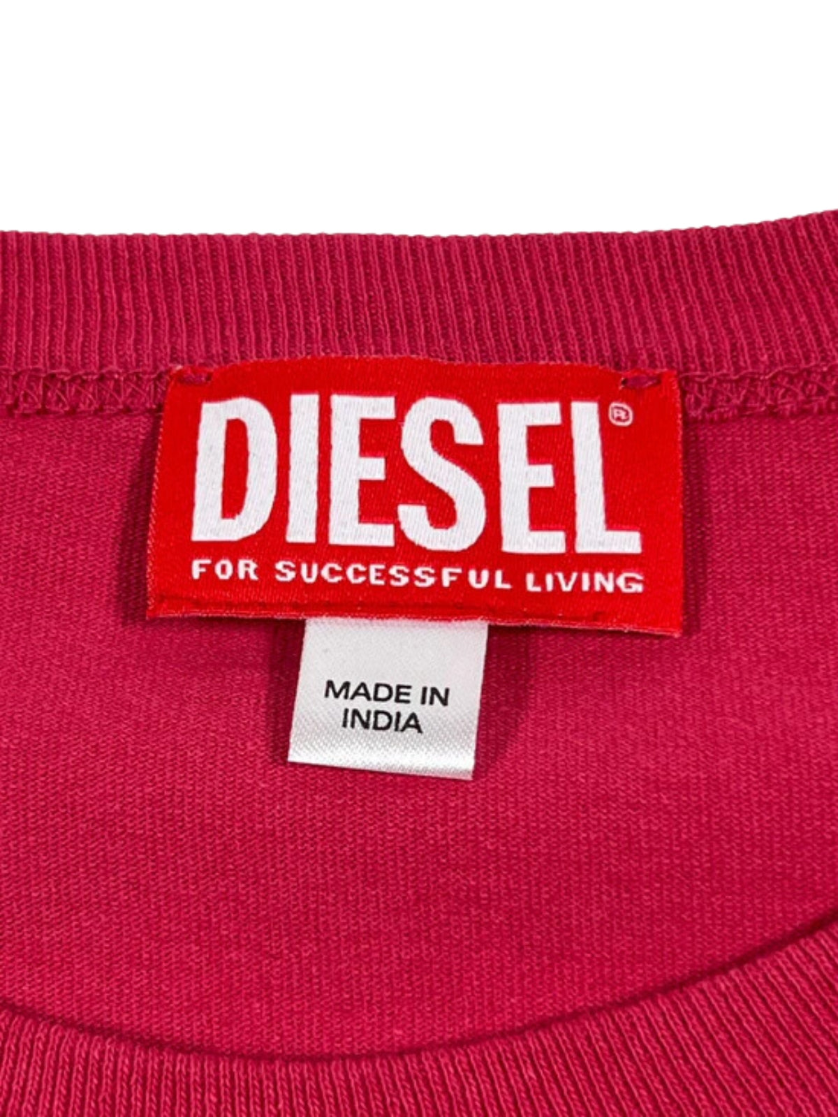 Diesel T-Shirt 37I Logo Pink