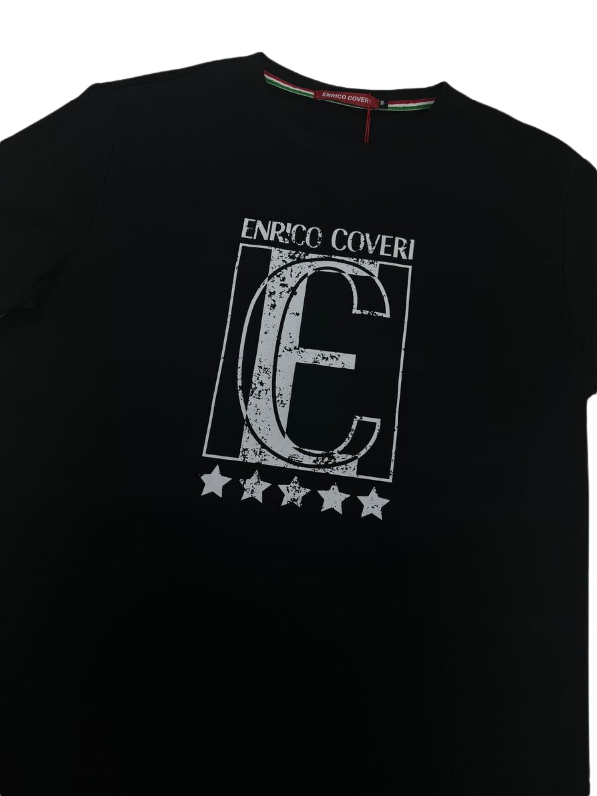 Enrico T-Shirt Block Logo Black