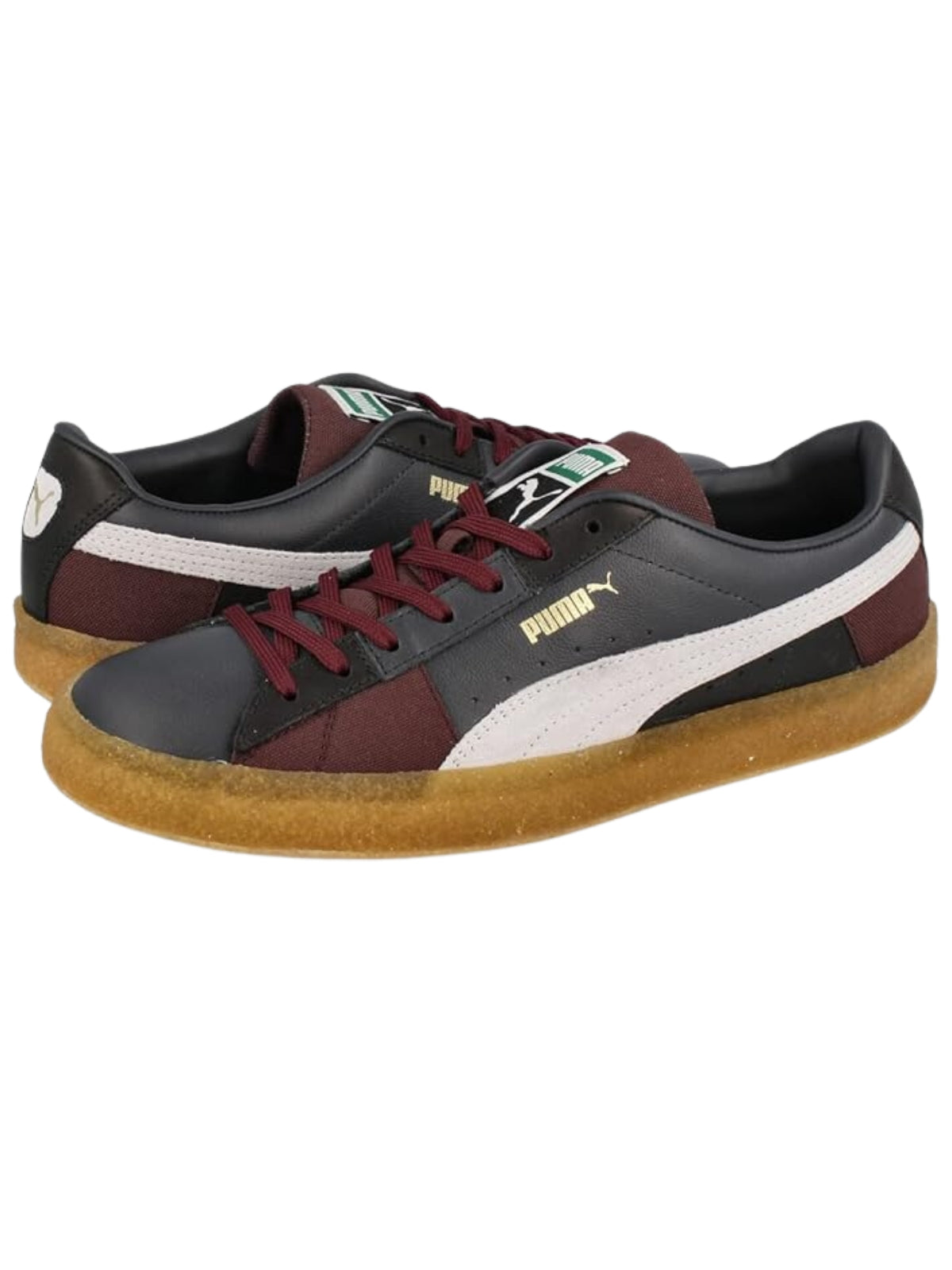 Puma Sneaker Suede Crepe Patch Ebony-Fudge Grey Violet