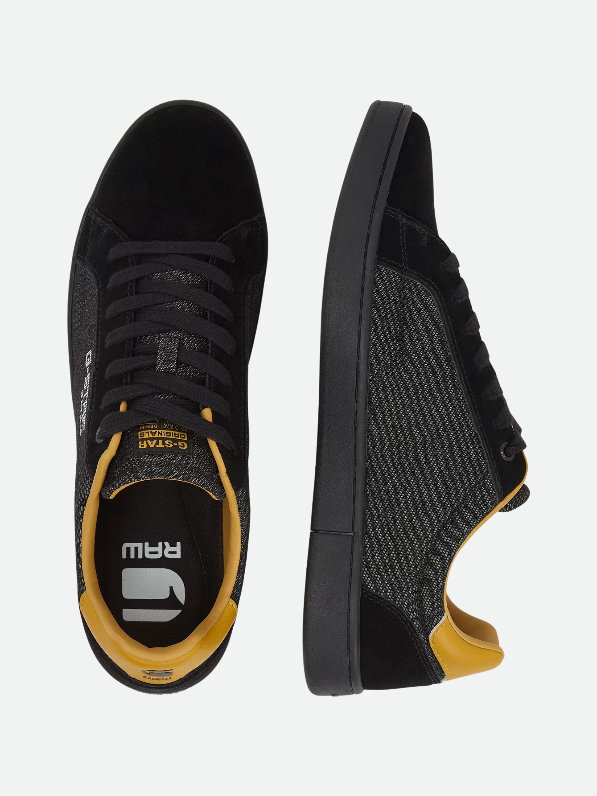 G-STAR SNEAKER CADET IV DNM BLACK-OCHRE