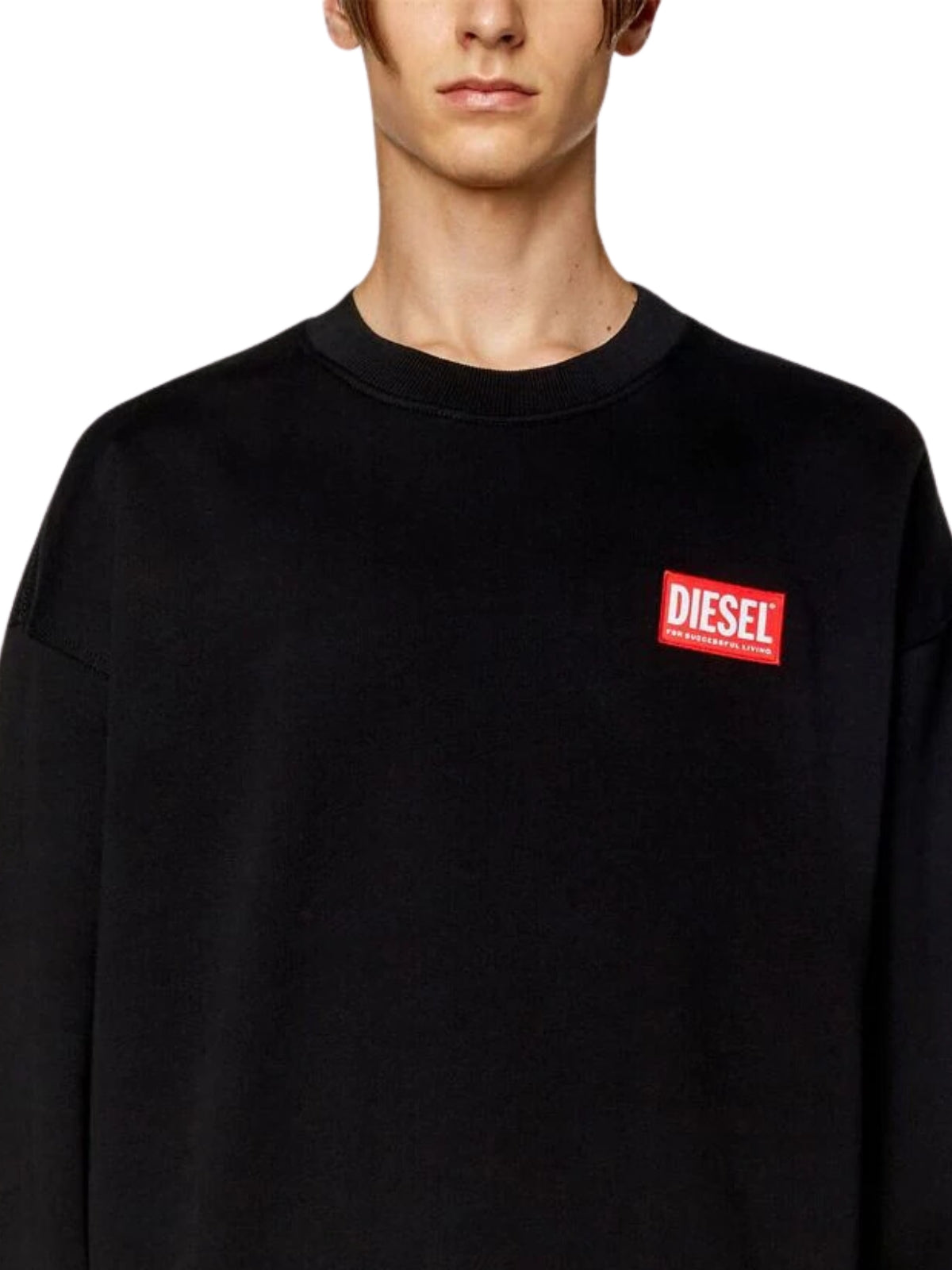 Diesel Sweater Logo Black