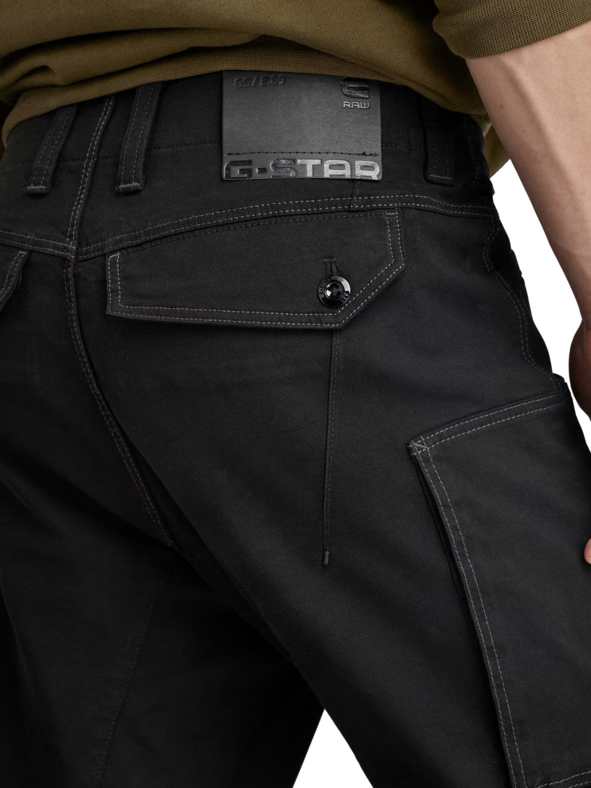 G-Star Cargo Pant Zip Pocket 3D Skinny Dk Black