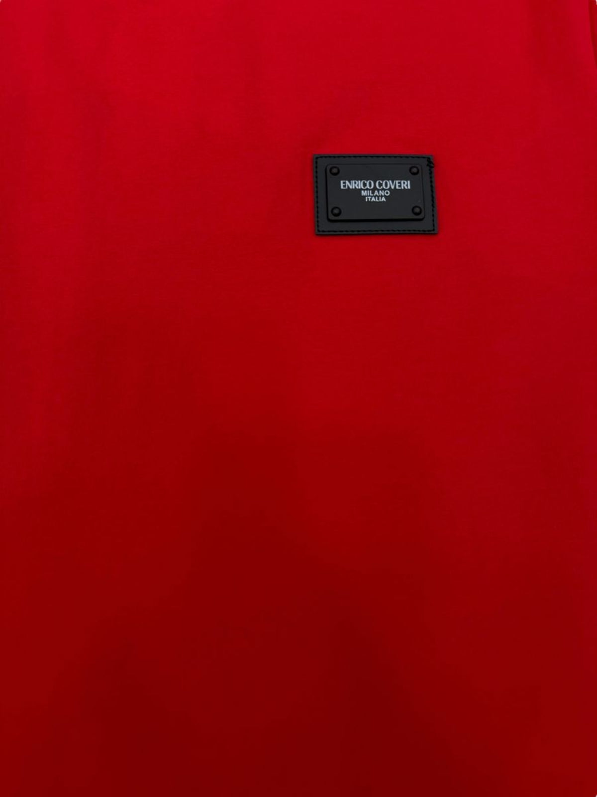 Enrico T-Shirt Side Badge Red