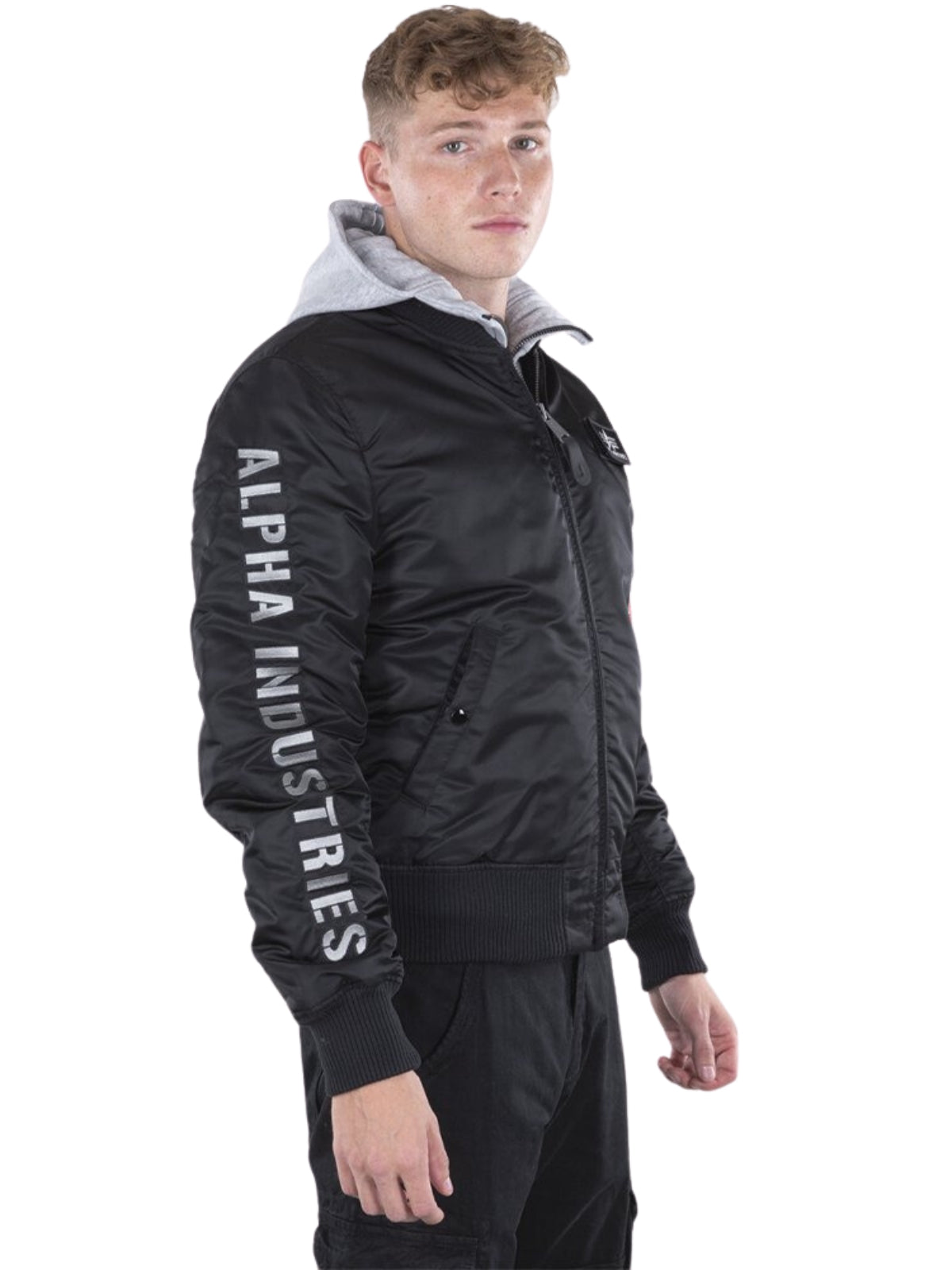 Alpha Jacket Ma-1 Dtec Special Edition Black-Grey