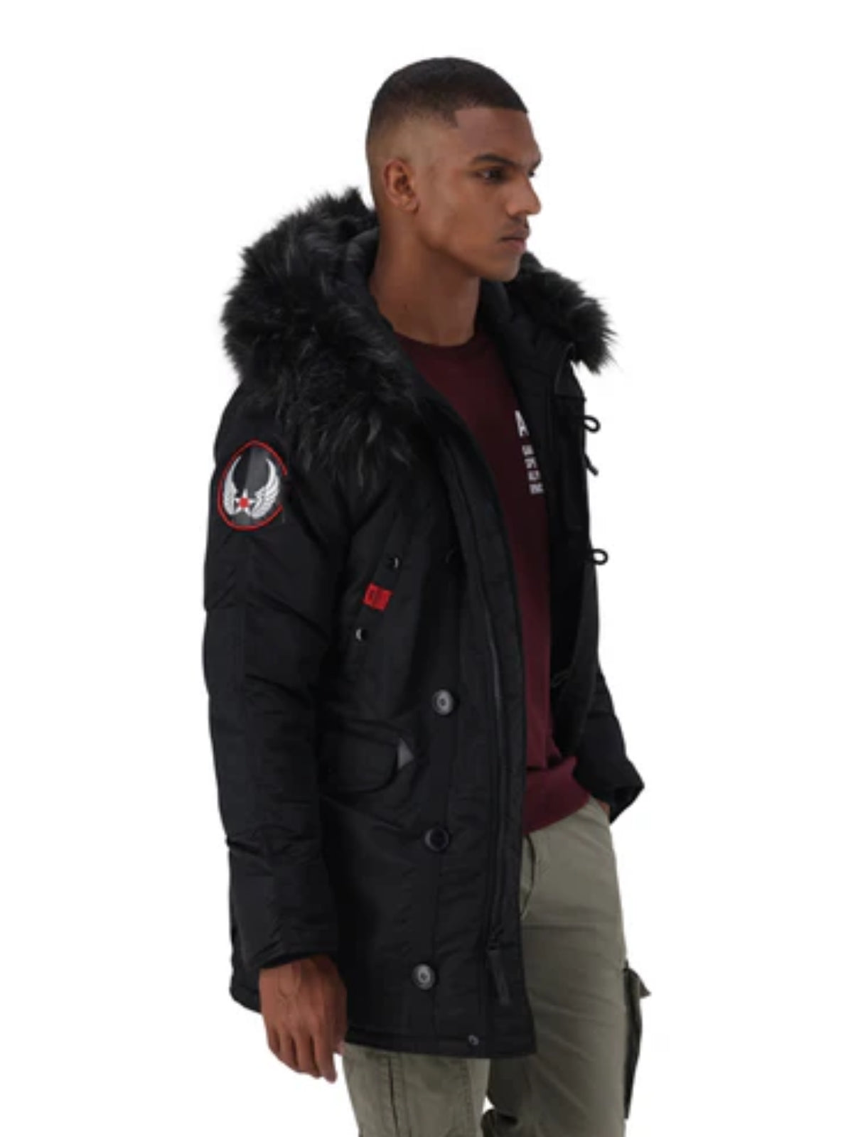 Alpha Jacket N3b Parka Black