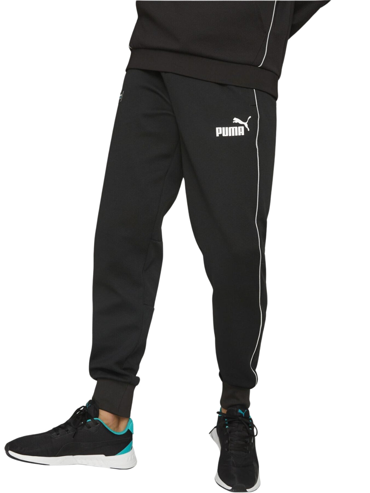 Puma Track Pants Merc Logo Black