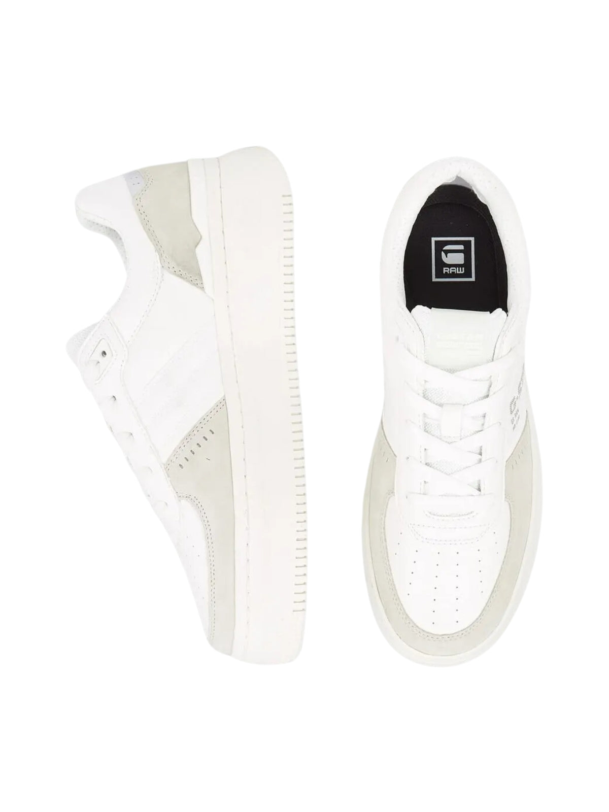 G-Star Sneaker Eve Bsc Lea White-Silver