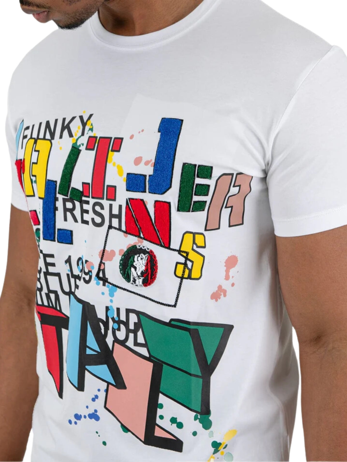 Vialli T-Shirt Flaviolo White