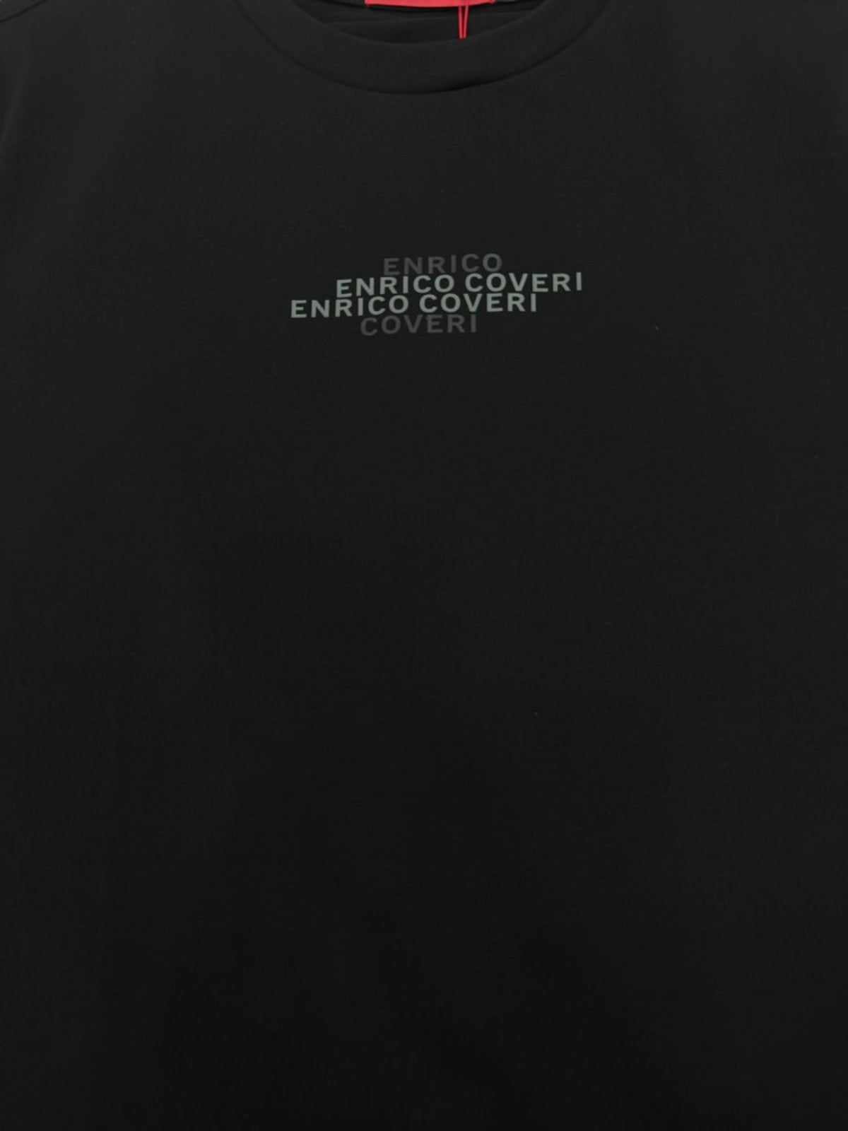 Enrico T-Shirt Center Mini Logos Black