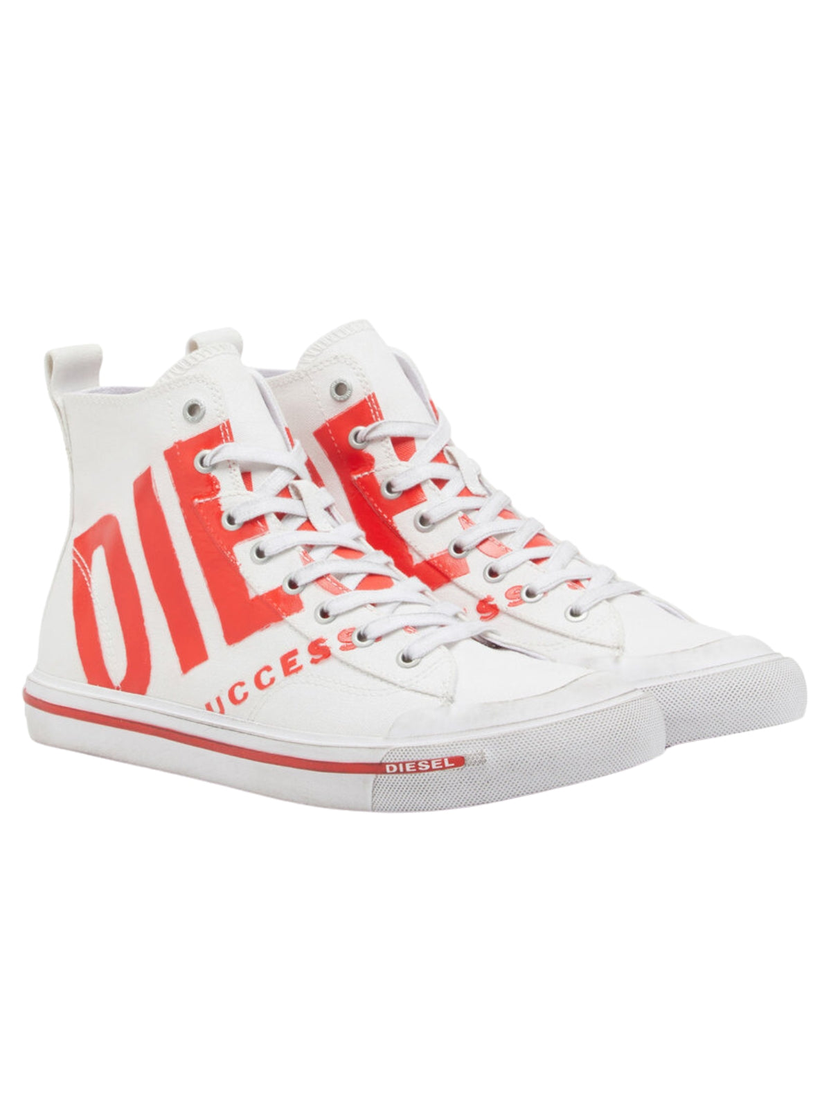 Diesel Sneaker S-Athos Mid White-Red