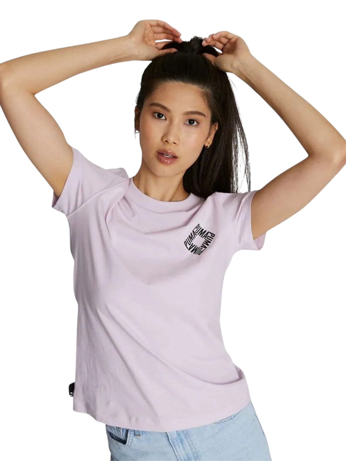 Puma T-Shirt Ladies Graphic Lavender