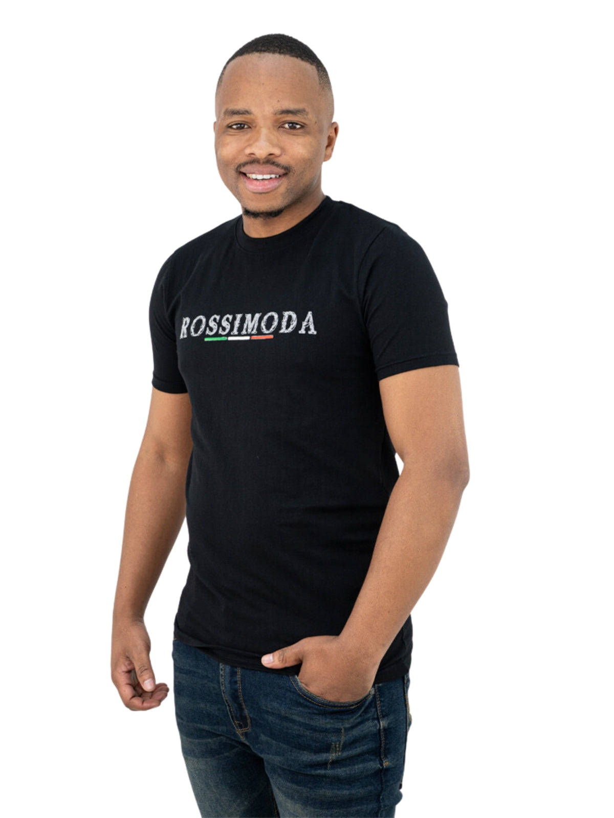 Rossimoda T-Shirt Logo Black