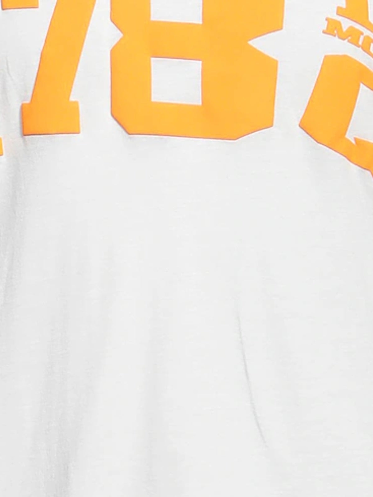 Diesel T-Shirt T-Diegor Chest Logo White-Orange