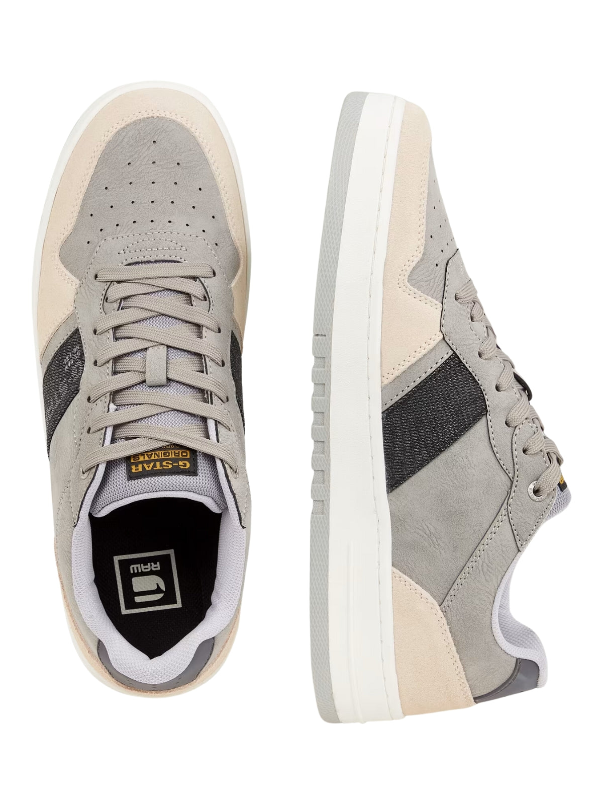 G-Star Sneaker Brend Lea Denim Light Grey-Sand