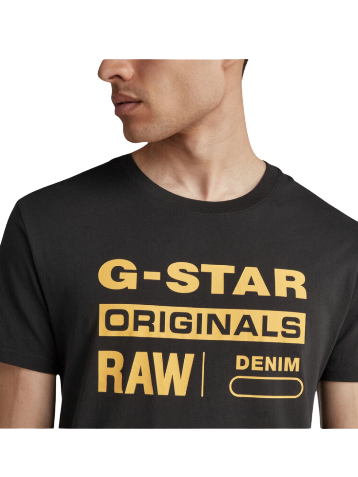 G-Star T-Shirt Framed Palm Originals Dark Black