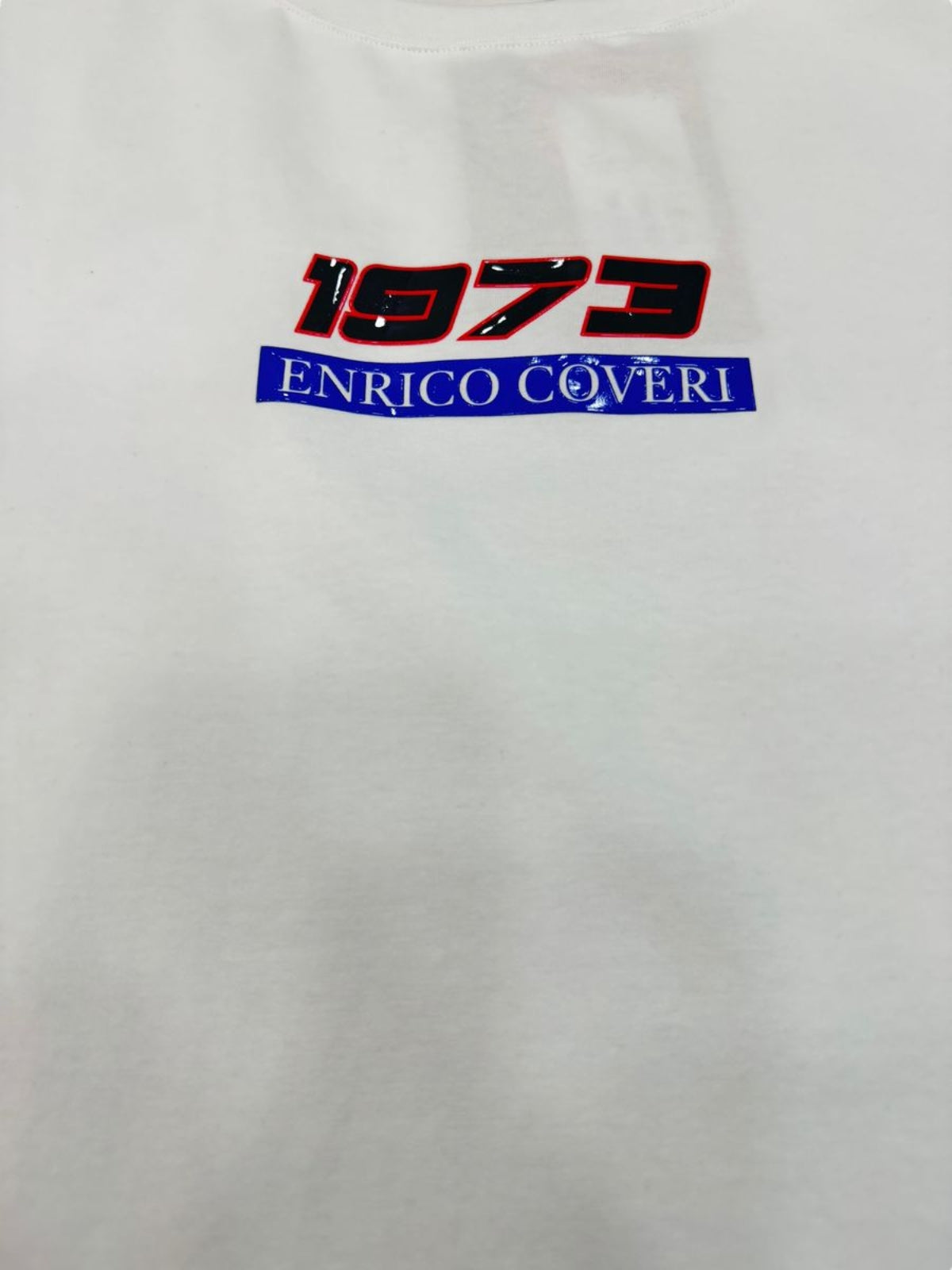 Enrico T-Shirt Center Logo White