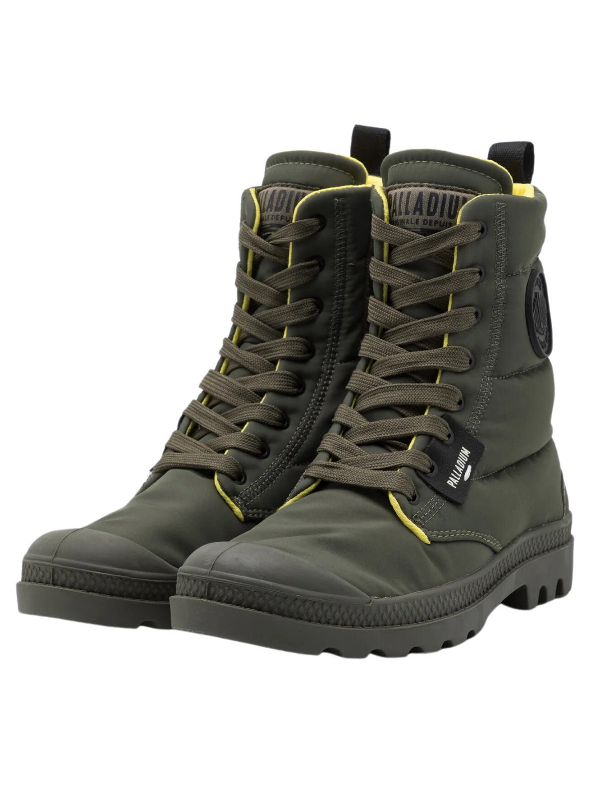 Palladium Pampa Hi Overcushion Olive Night