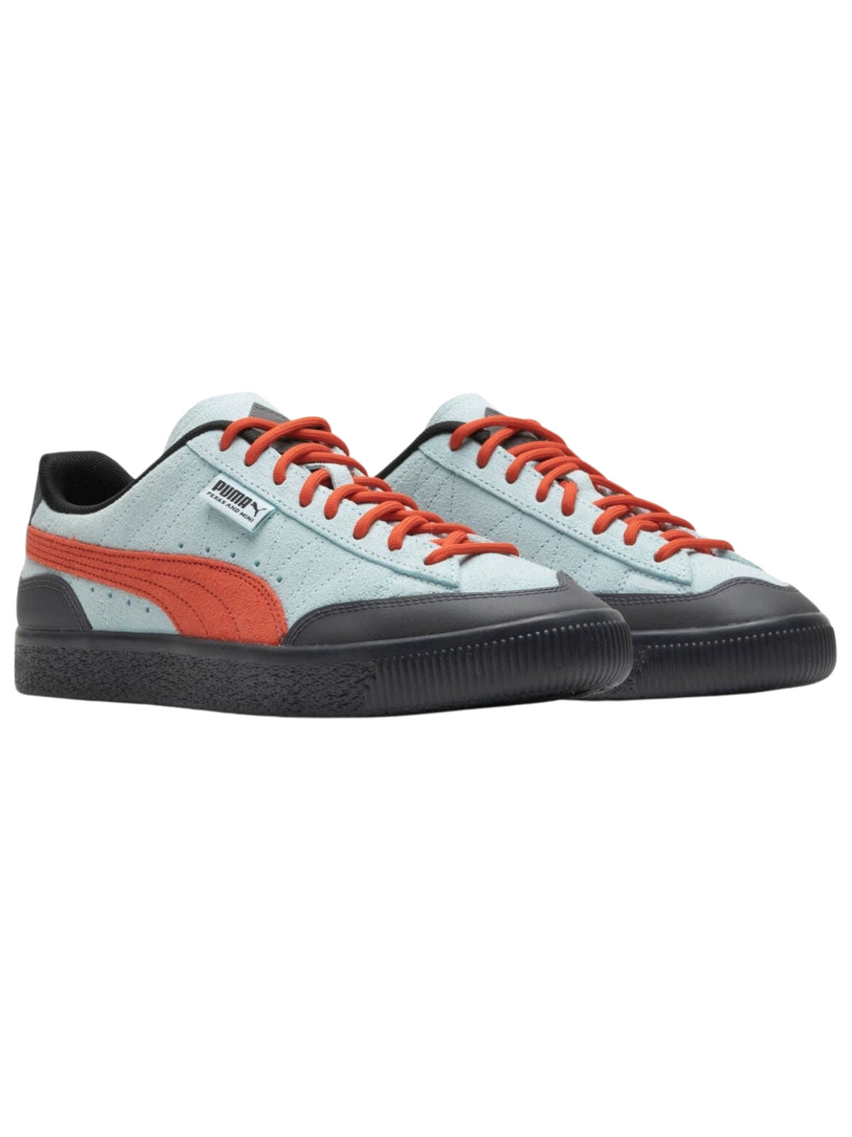 Puma Sneaker Clyde Rubber Pam Light Blue-Black-Red