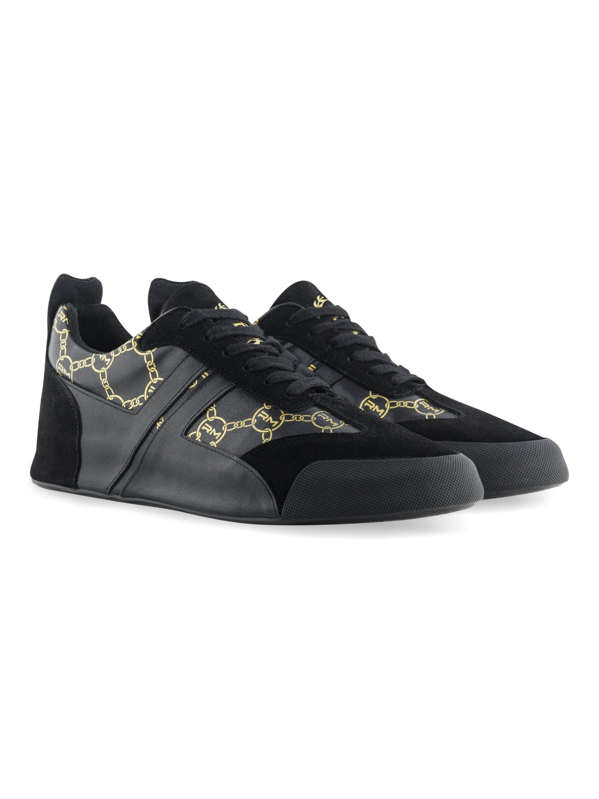 Rossimoda Sneaker Lusso Low Black-Gold