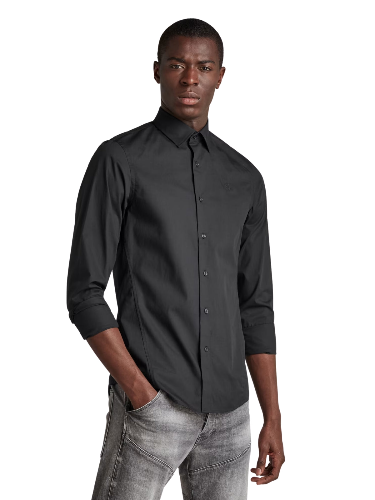 G-Star Shirt Dressed Super Slim Black