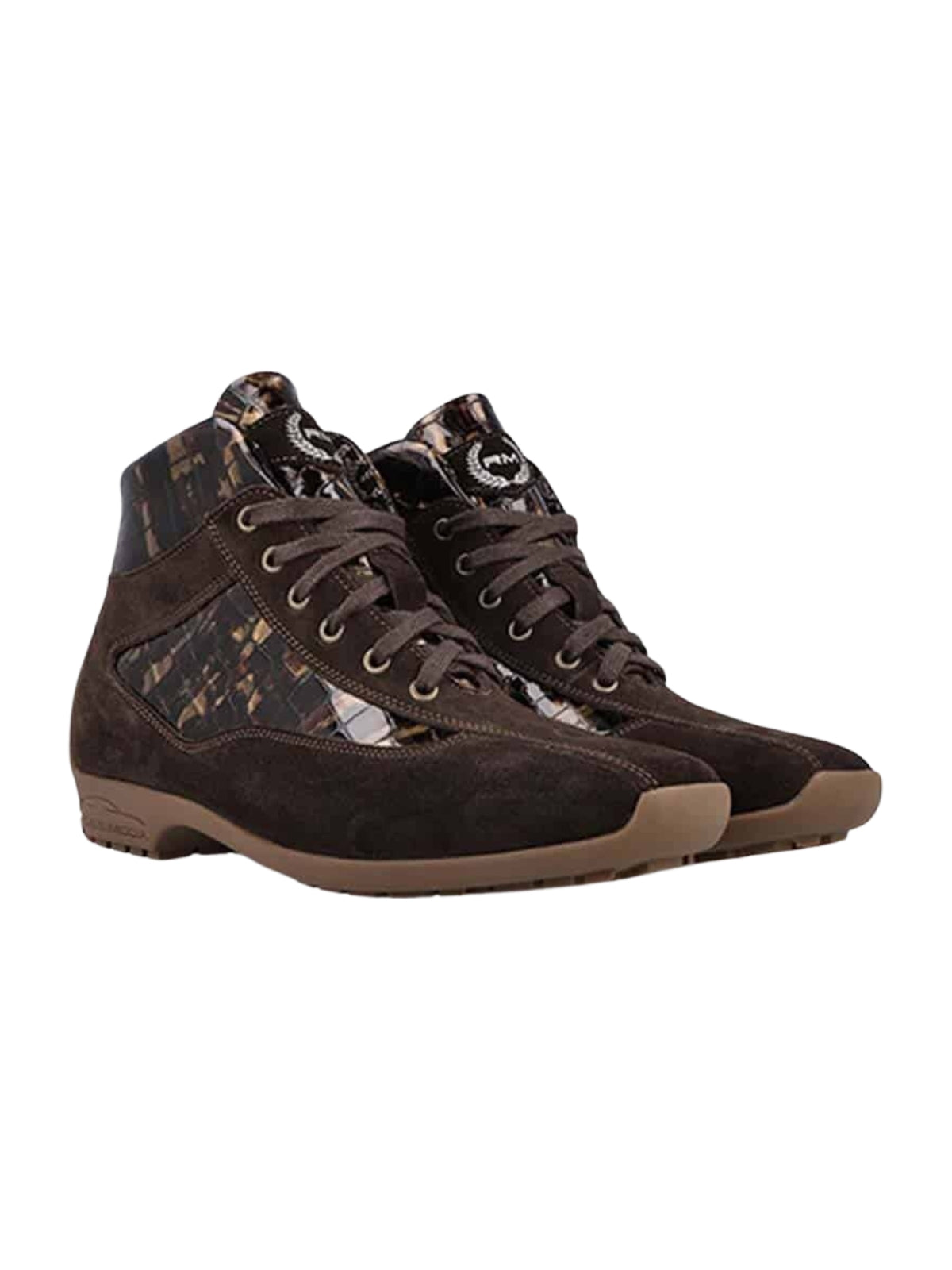 Rossimoda Sneaker Cayenne Swede Patent Croco