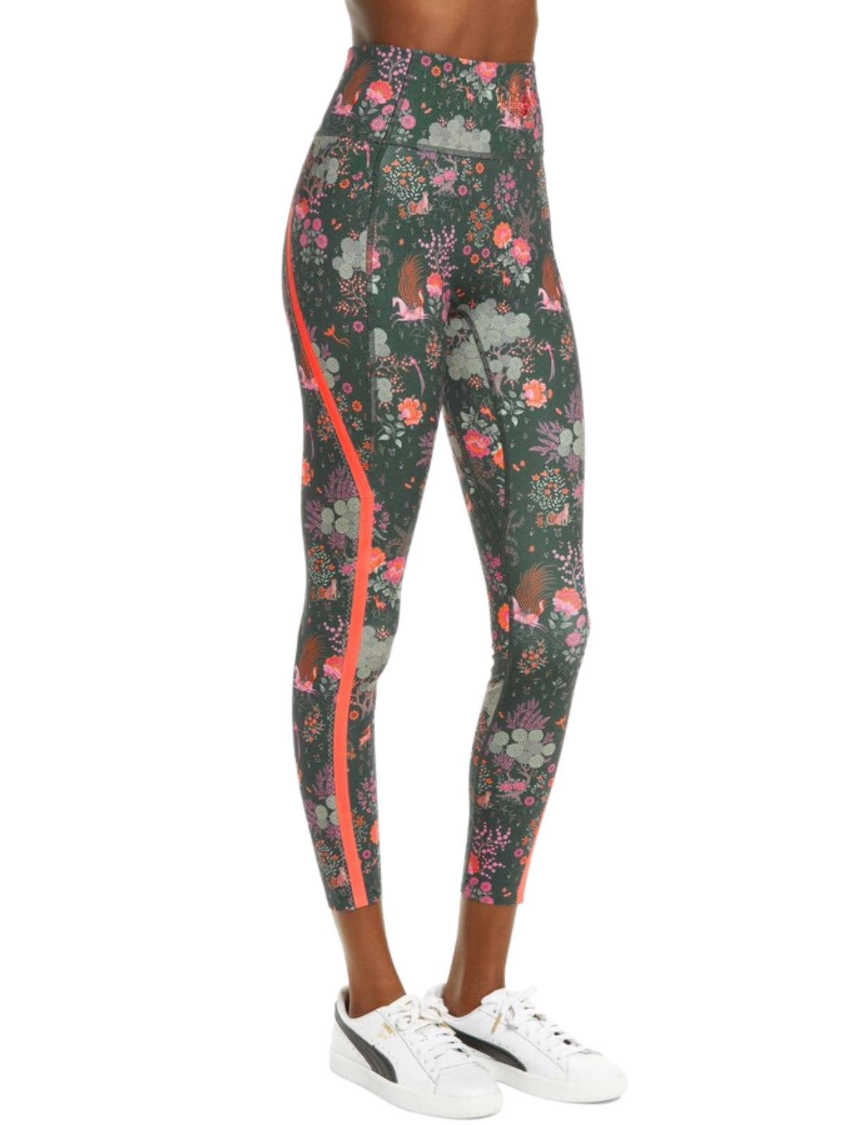 Puma Leggings Liberty Forever Luxe Green Gables Aop