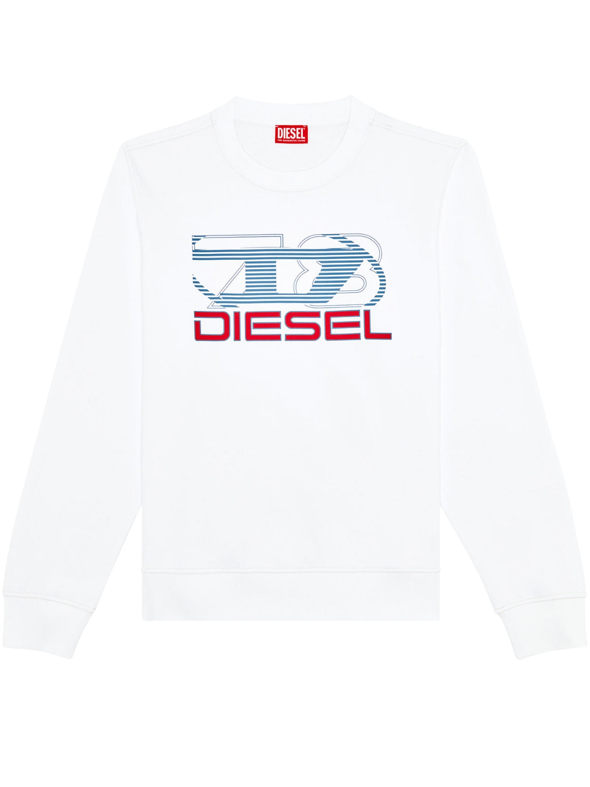 Diesel Sweater Logo White