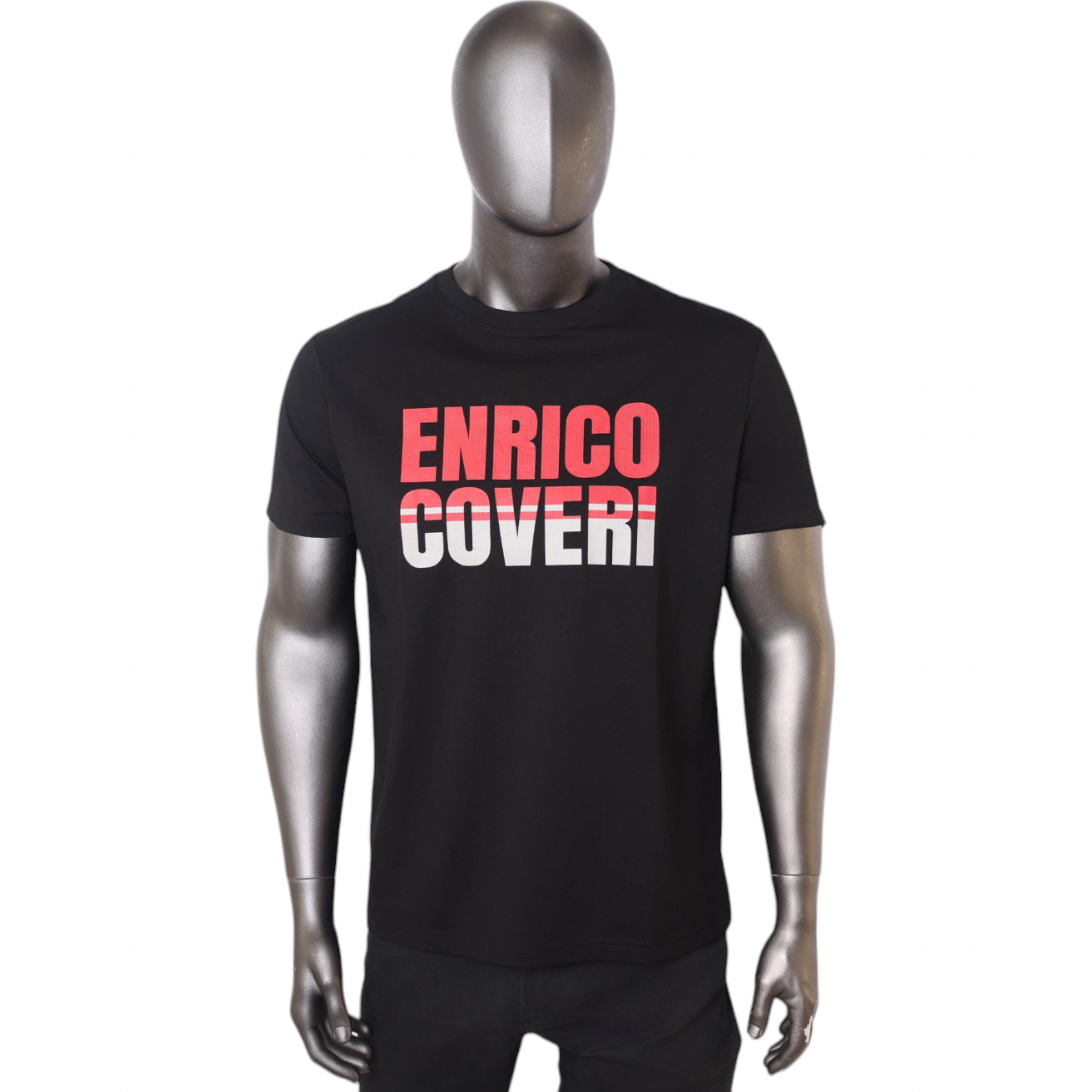 Enrico Coveri T-Shirt 2 Packs Black