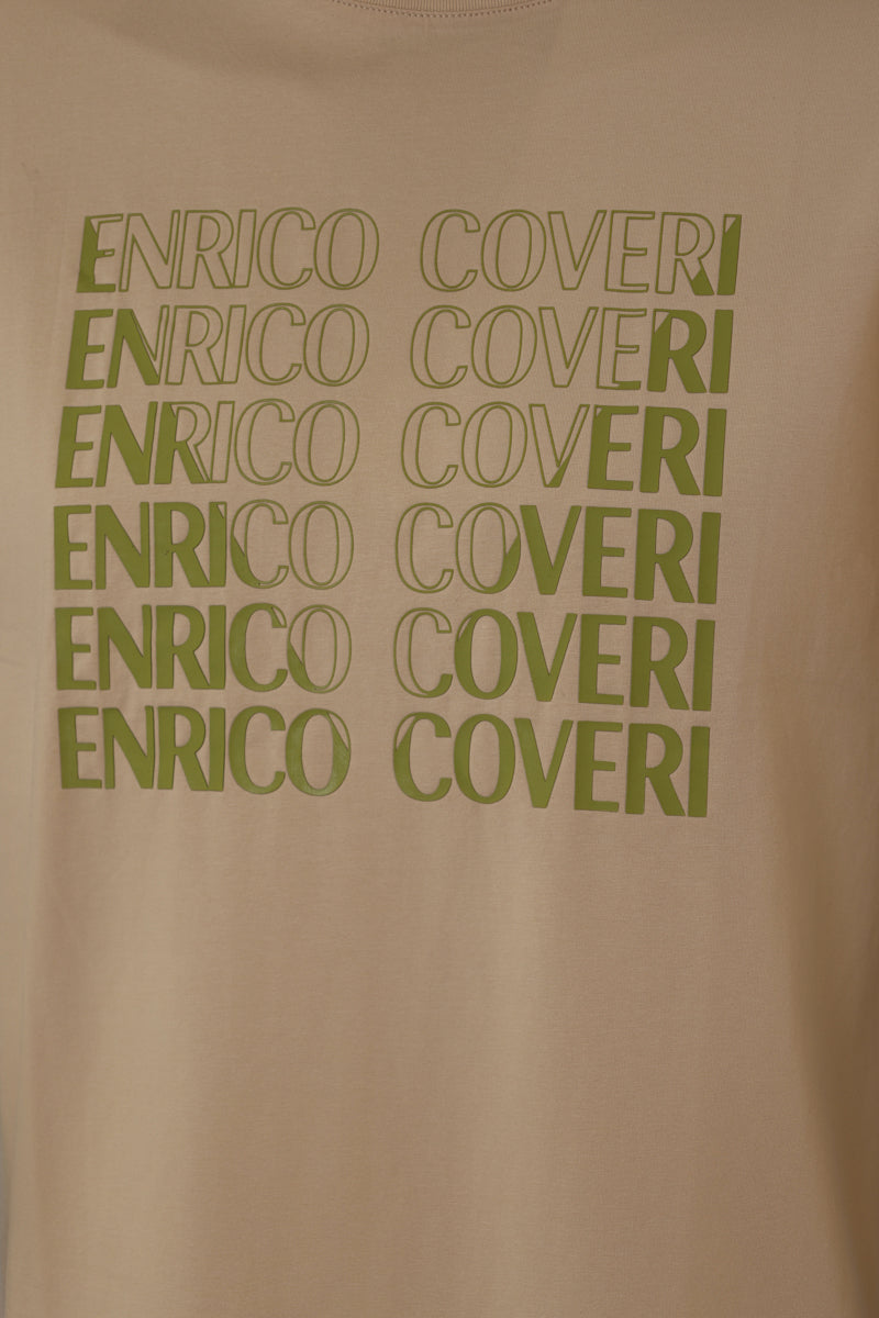 Enrico Coveri T-Shirt 2 Packs Khaki