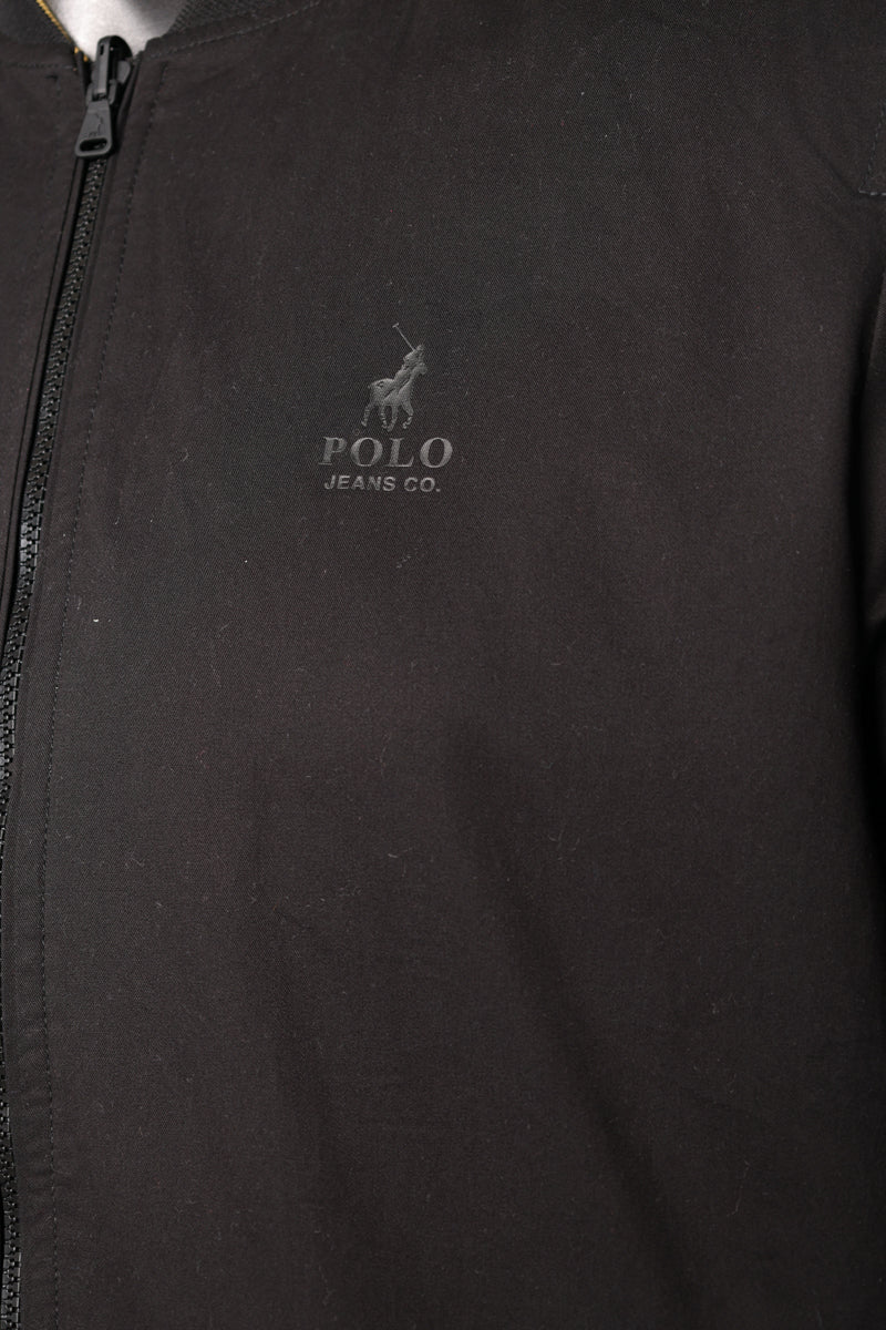 Polo Jacket Overdyed Black and Yellow