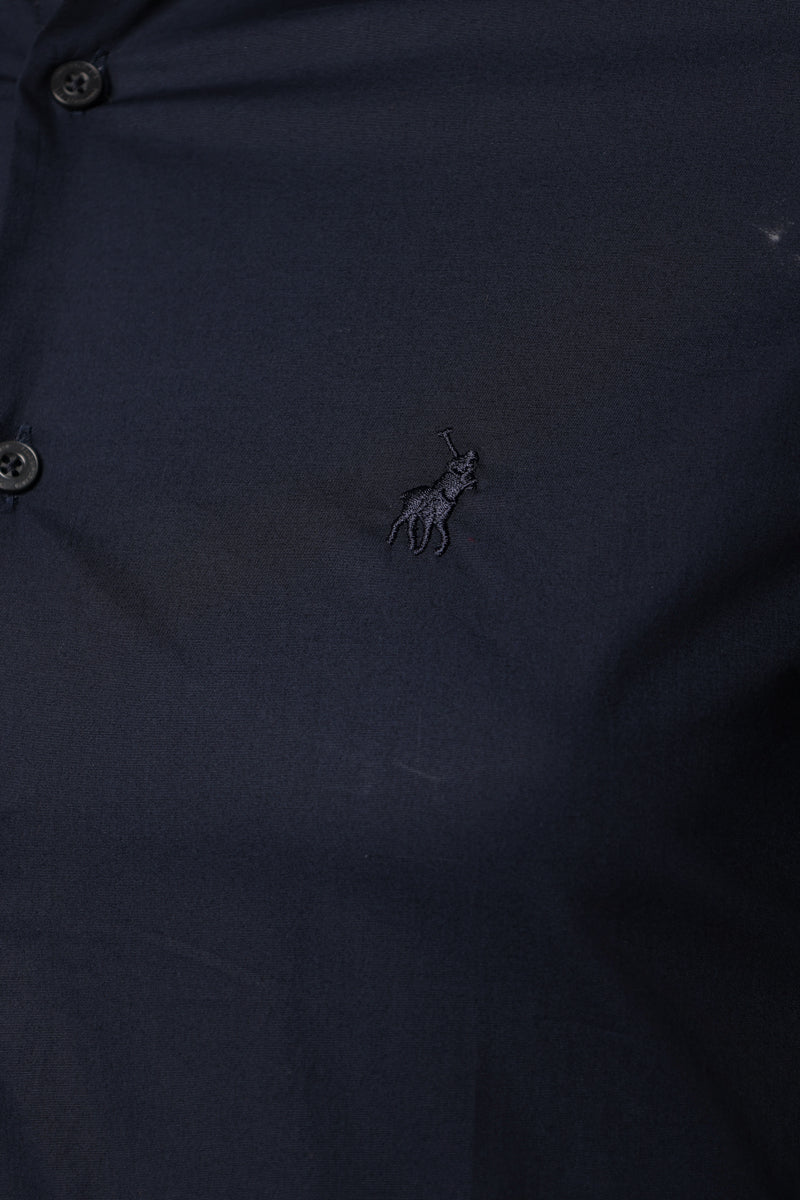 Polo Shirt Slim Stretch Navy