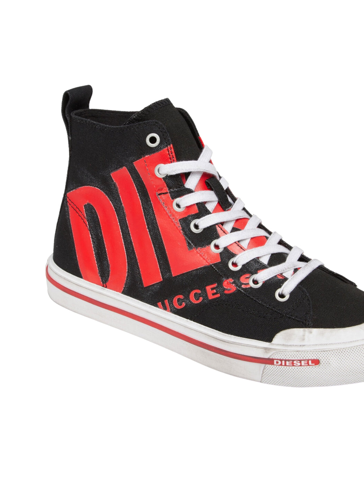 Diesel Sneaker S-Athos Mid Black-Red