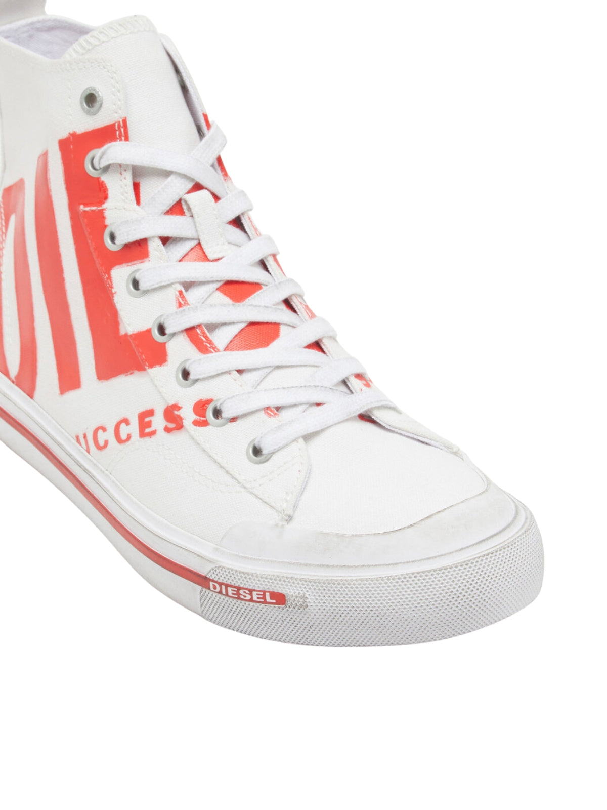 Diesel Sneaker S-Athos Mid White-Red