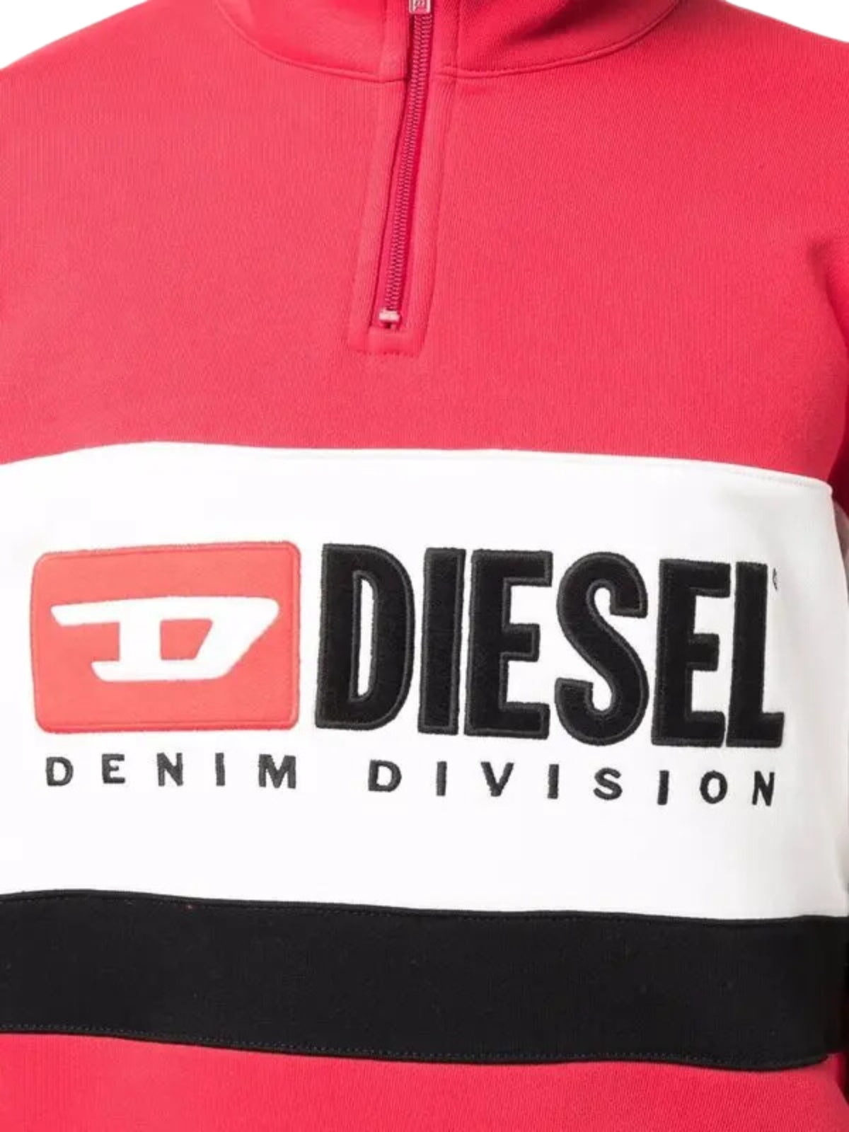 Diesel Sweater S-Saint Zip Red