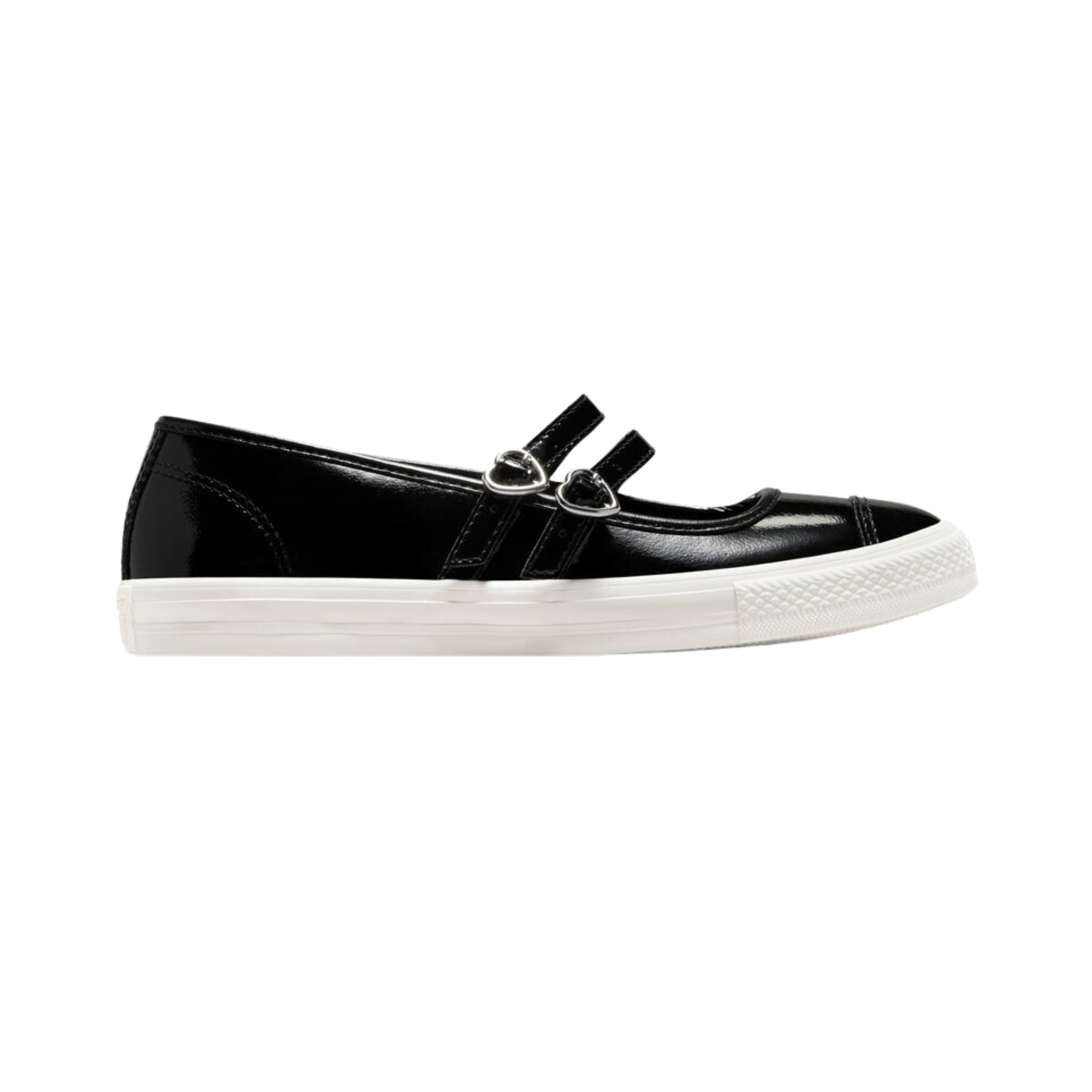 Converse Slip On Dainty Mary Jane Black-Silver