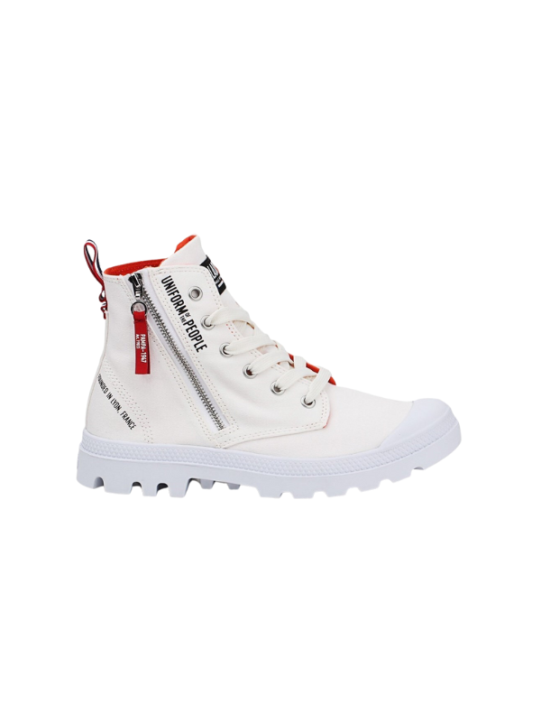 Palladium Boot Pampa Hi Outzip Puotp White