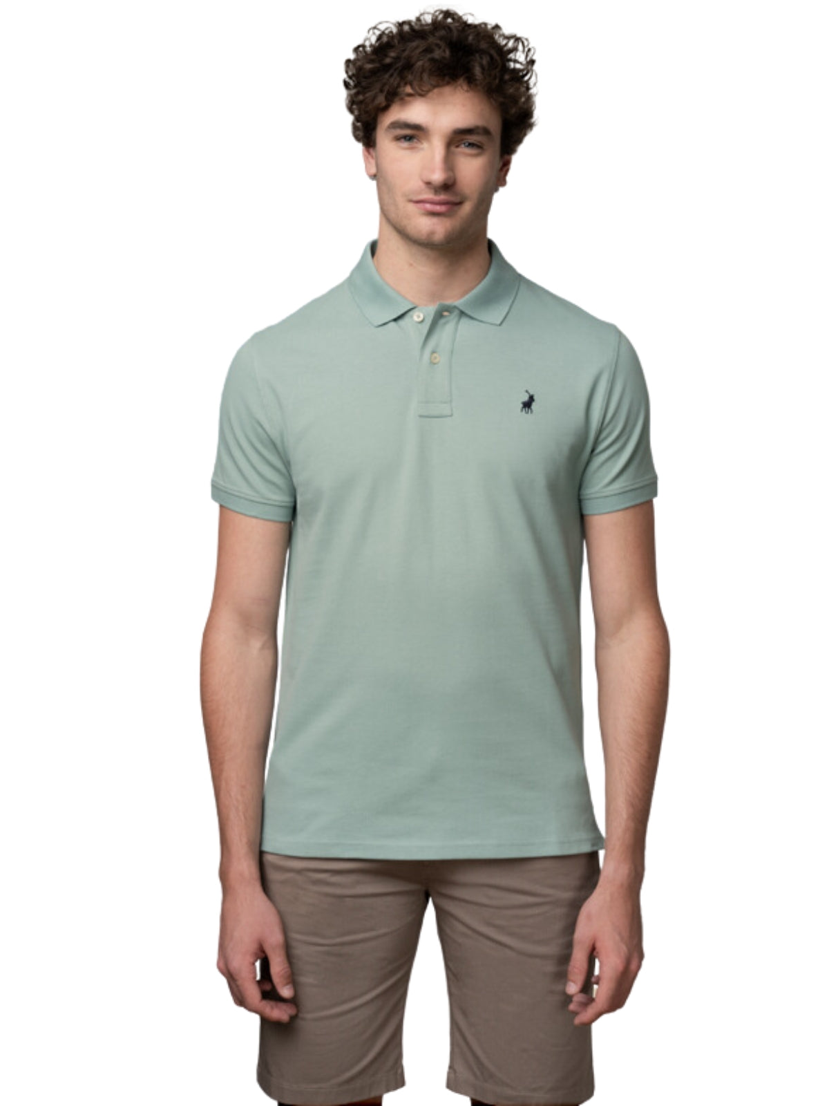 Polo Golfer Pique Aqua